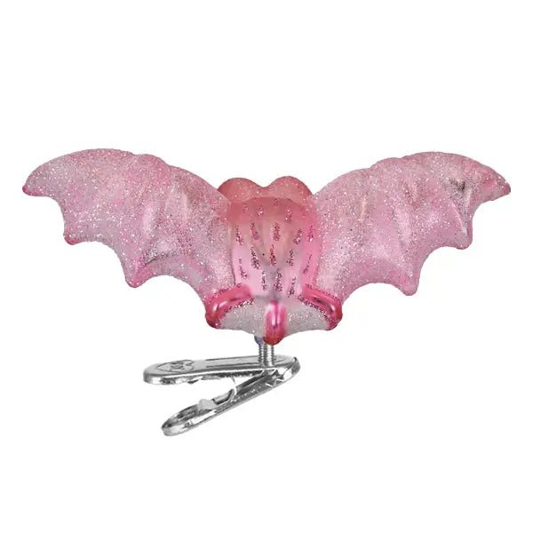 Shimmering Pink Bat Ornament - Nifty Decor & More