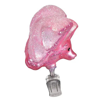 Shimmering Pink Bat Ornament - Nifty Decor & More