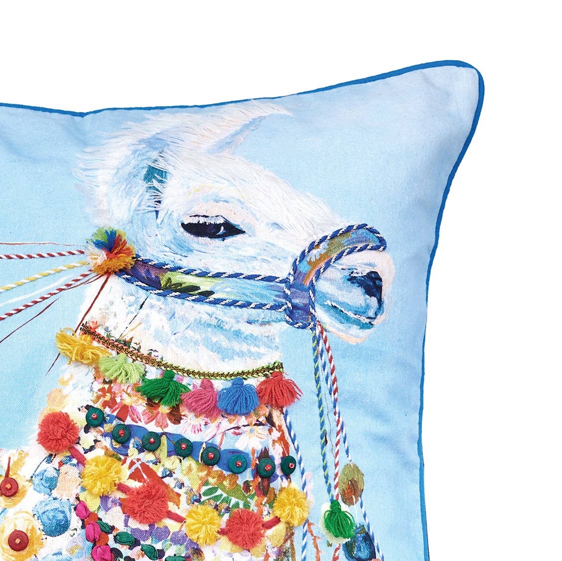 Side Eye Llama Throw Pillow - Nifty Decor & More