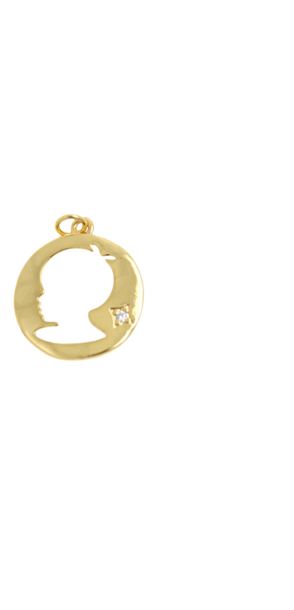 Silhouette Charm for Bracelet or Necklace, Adorable Boy & Girl Design Add-On, Sweet Keepsake Gift for New Parents Silhouette charms Boy