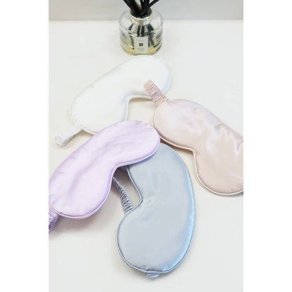 Silk Satin Sleeping Mask, Elegant Solid Color Eye Mask for Deep Sleep, Ideal Spa Gift for Her - Nifty Decor & More
