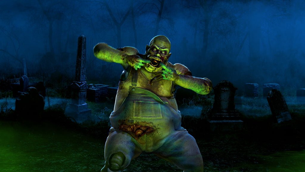 Silly Zombie Scares Scene
