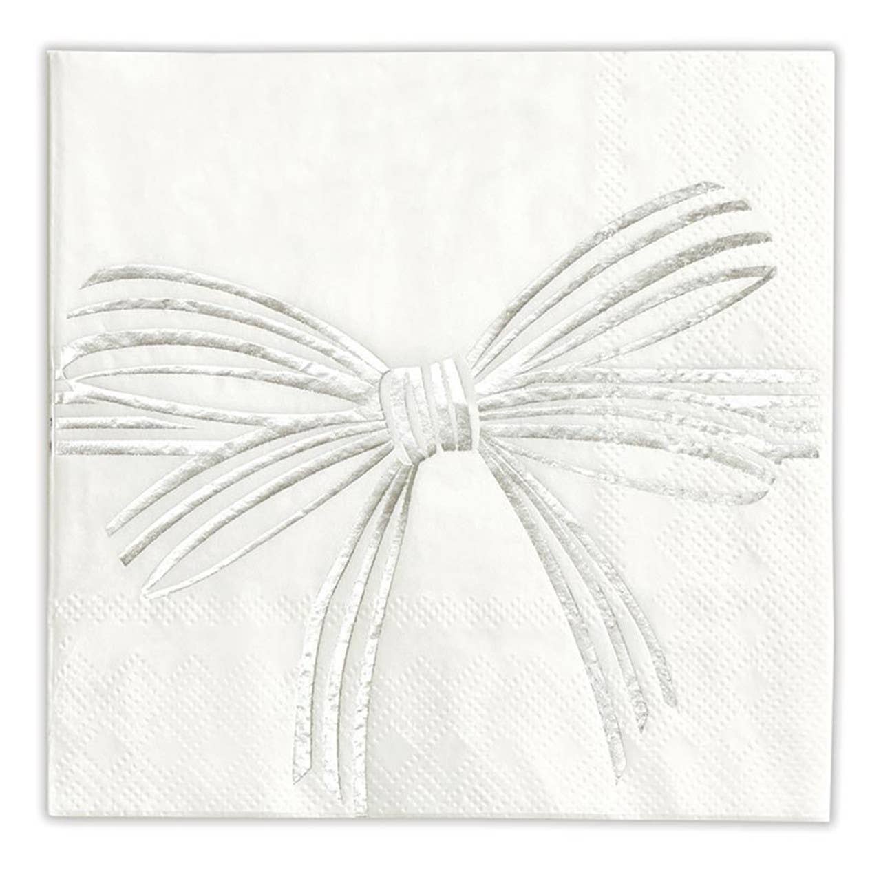 Silver Bow Napkins - Nifty Decor & More
