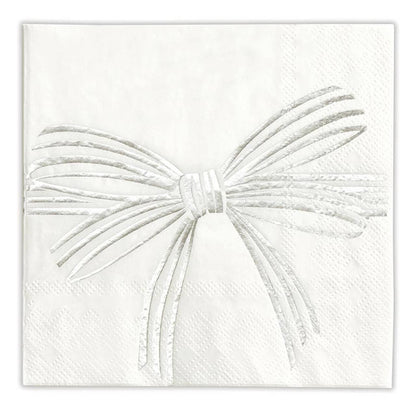Silver Bow Napkins - Nifty Decor & More