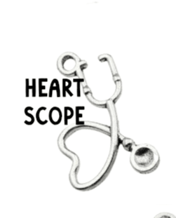 Silver Nurse Pendant Charms, Shiny Healing Symbol Necklace, Thoughtful Gift for Nurses & Caregivers - Nifty Decor & More
