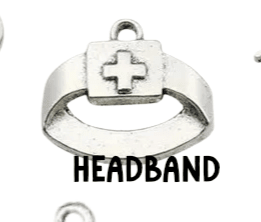 Silver Nurse Pendant Charms, Shiny Healing Symbol Necklace, Thoughtful Gift for Nurses & Caregivers - Nifty Decor & More