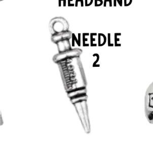 Silver Nurse Pendant Charms, Shiny Healing Symbol Necklace, Thoughtful Gift for Nurses & Caregivers - Nifty Decor & More