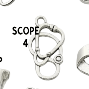 Silver Nurse Pendant Charms, Shiny Healing Symbol Necklace, Thoughtful Gift for Nurses & Caregivers - Nifty Decor & More
