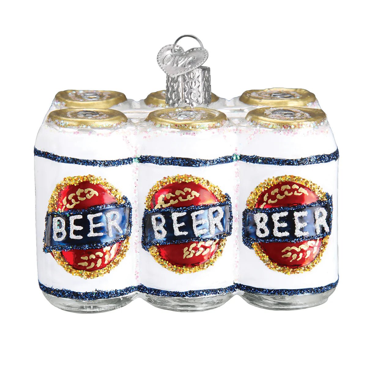 Six Pack Of Beer Ornament - Nifty Decor & More