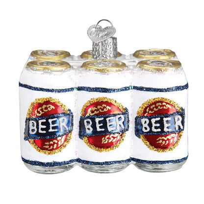 Six Pack Of Beer Ornament - Nifty Decor & More