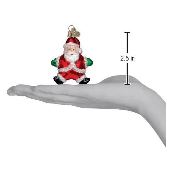 Small Silly Santa Ornament - Nifty Decor & More