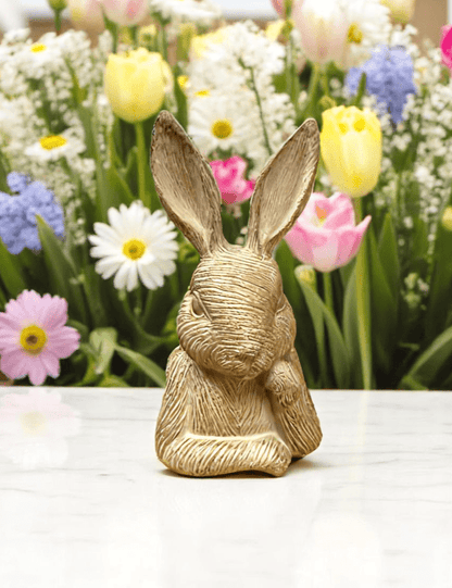 Small Thinking Bunny's | Cute Spring Decor | Charming Bunny Figurines | Perfect for Home Decoration Thinking