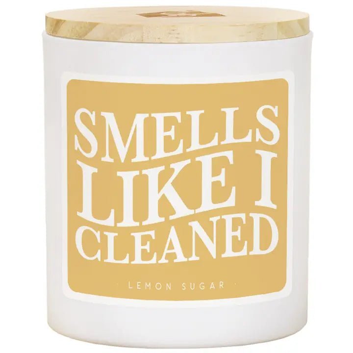 Smells Like Cleaned - Lemon Suagr - Candles - Nifty Decor & More
