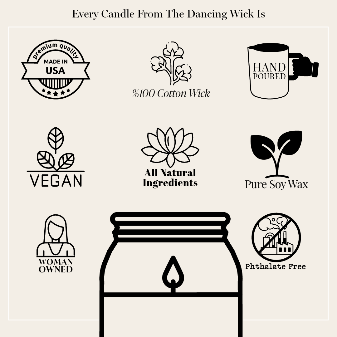 Smells Like Freedom Soy 4oz. Candle / 4th of July / Military Gift - Nifty Decor & More