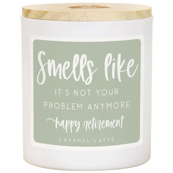 Smells Like Retirement - Lat - Candles - Nifty Decor & More