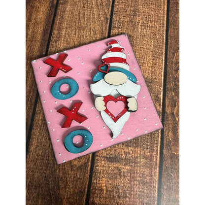 Smooch Valentine Tiles - Set 4 PC Valentine Wall Decor