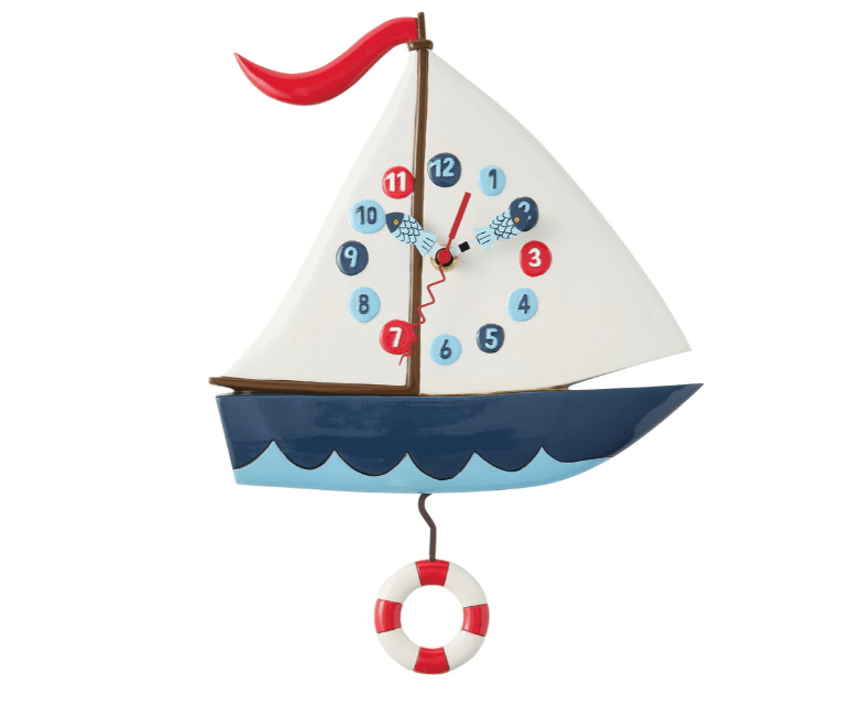 Smooth Sailing Wall Clock - Nifty Decor & More