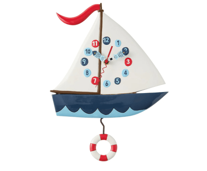 Smooth Sailing Wall Clock - Nifty Decor & More