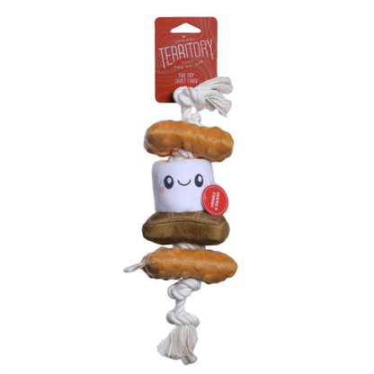 S'mores Squeaker Tug Dog Toy - Nifty Decor & More