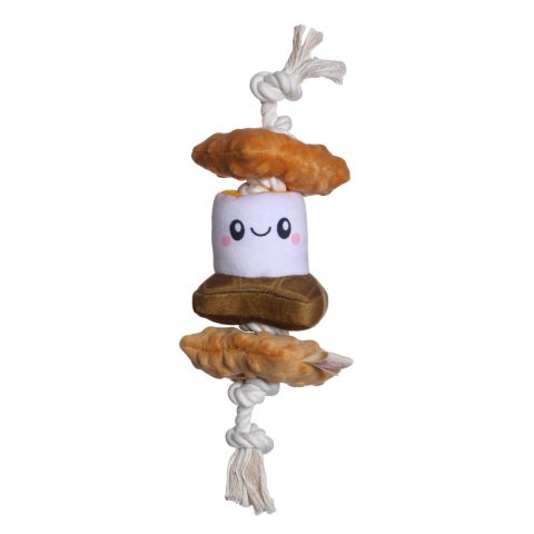 S'mores Squeaker Tug Dog Toy - Nifty Decor & More