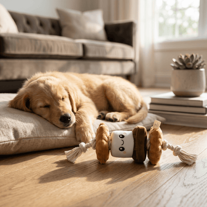 S'mores Squeaker Tug Dog Toy - Nifty Decor & More