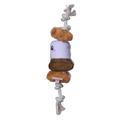 S'mores Squeaker Tug Dog Toy - Nifty Decor & More