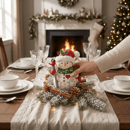 Snowman Bird on Stick Pint - Nifty Decor & More