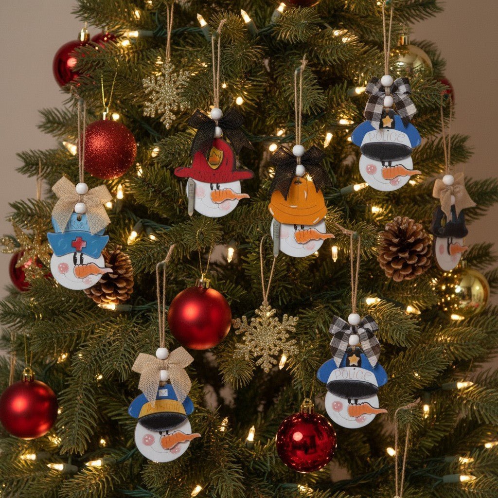 Snowman Ornaments - Nifty Decor & More