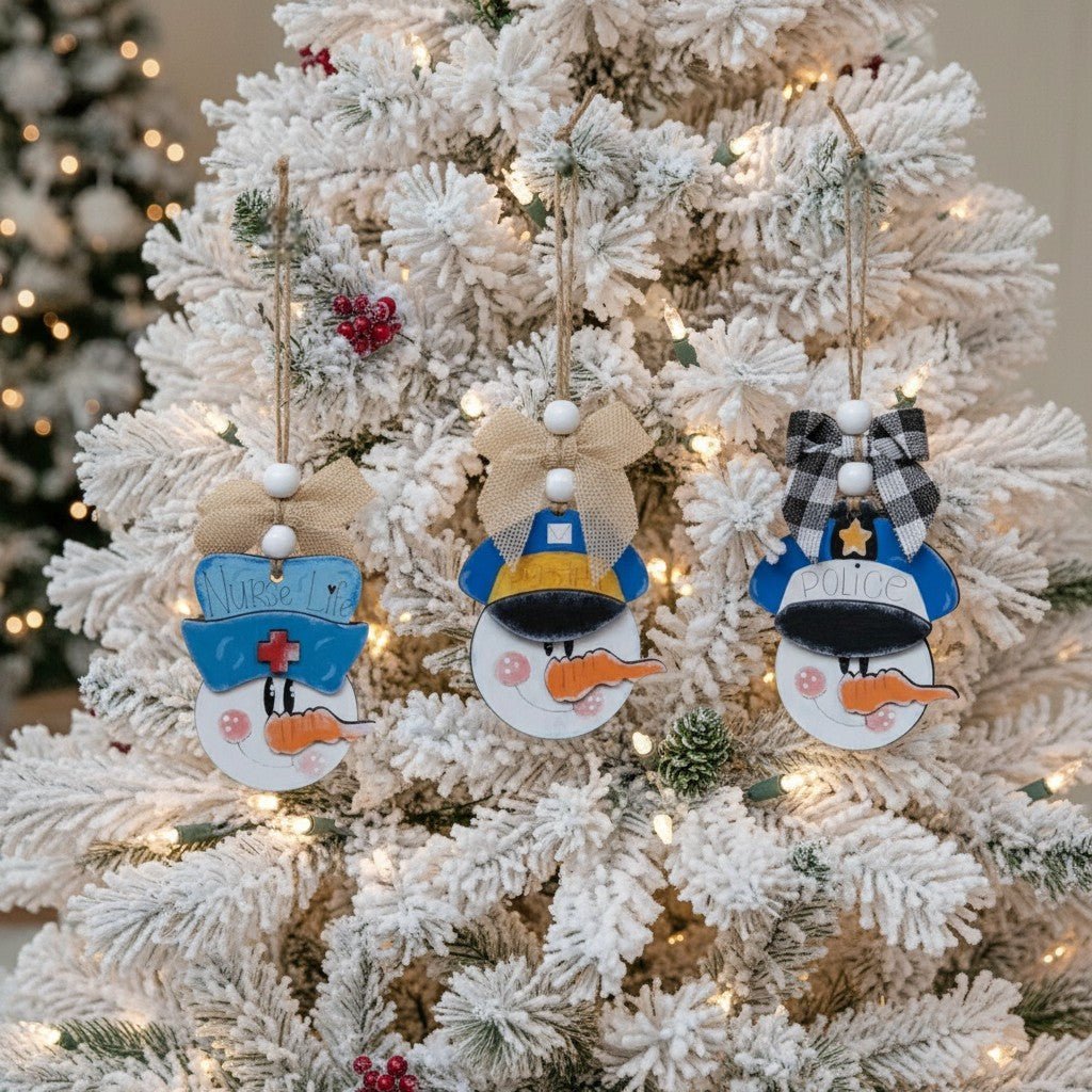 Snowman Ornaments - Nifty Decor & More