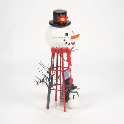 Snowman Watertower - Nifty Decor & More