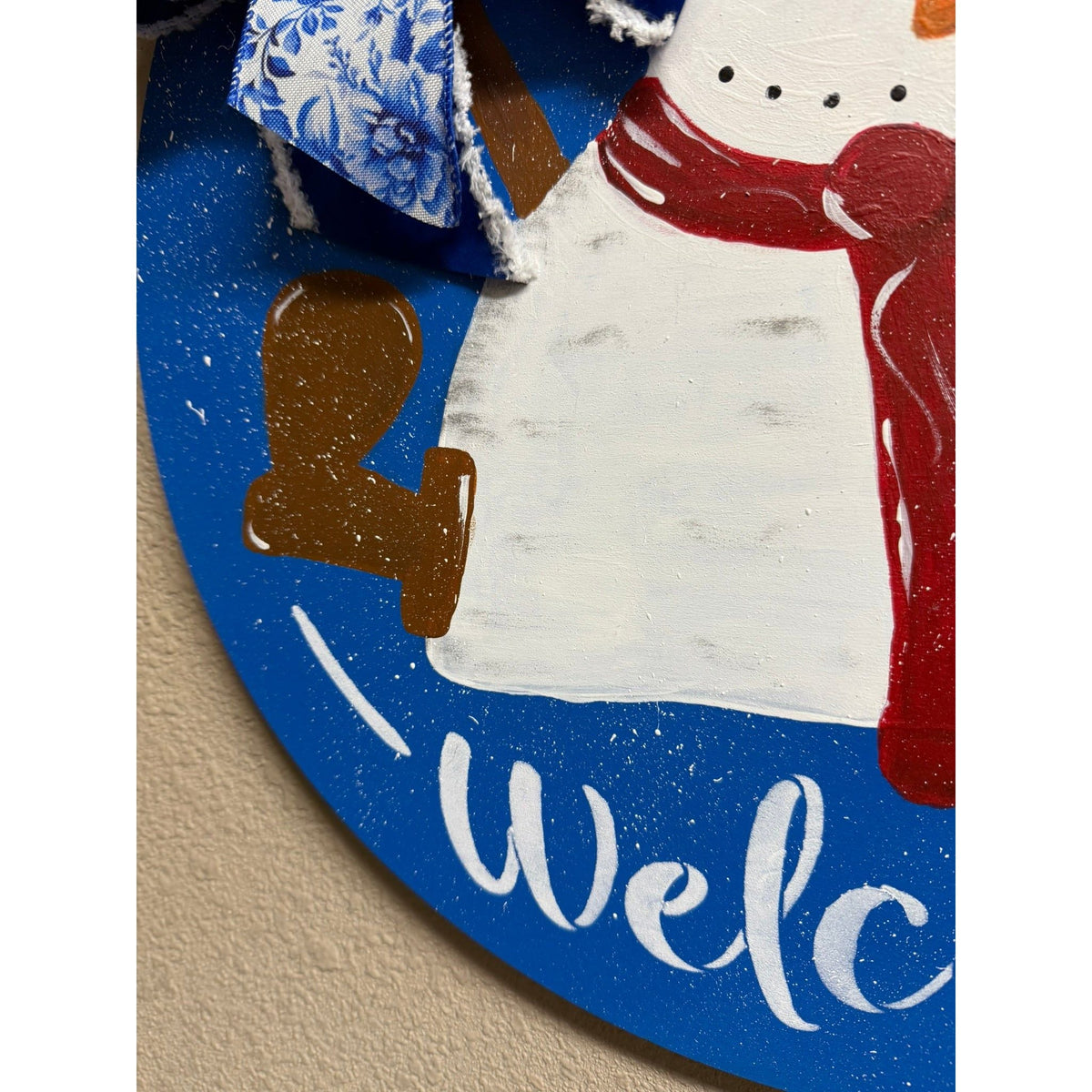 Snowman Welcome Hanger - Nifty Decor & More