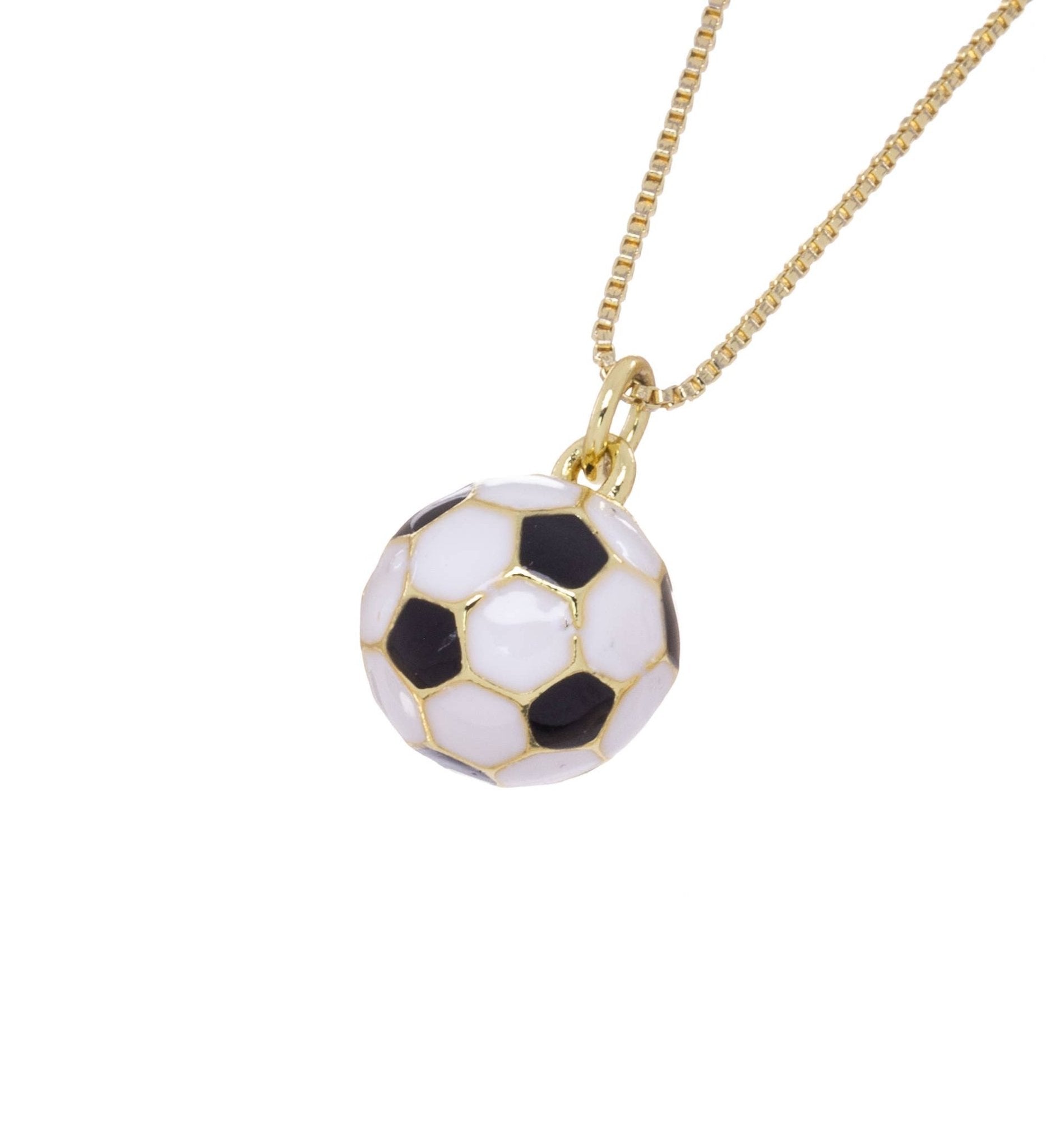 Soccer Ball Charm, Sports Gift Pendant Ball - Nifty Decor & More