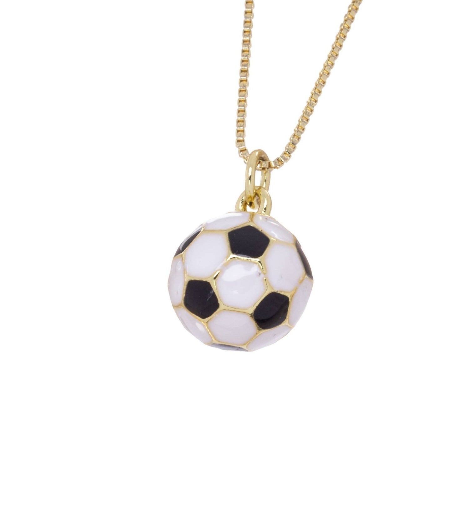 Soccer Ball Charm, Sports Gift Pendant Ball - Nifty Decor & More