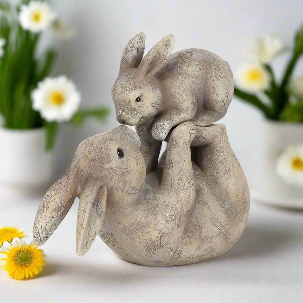 Some Bunny Loves You Easter Figurine - Cute Resin Rabbit Decor for Spring, Easter Gifts & Home Decoration - Nifty Decor & More