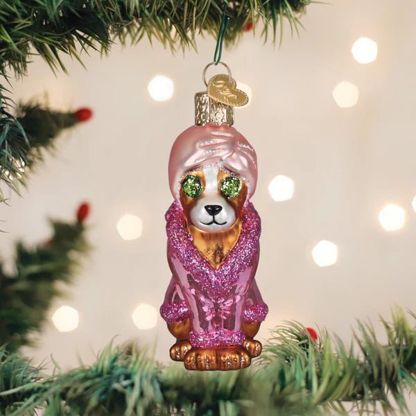 Spa Dog Ornament - Nifty Decor & More
