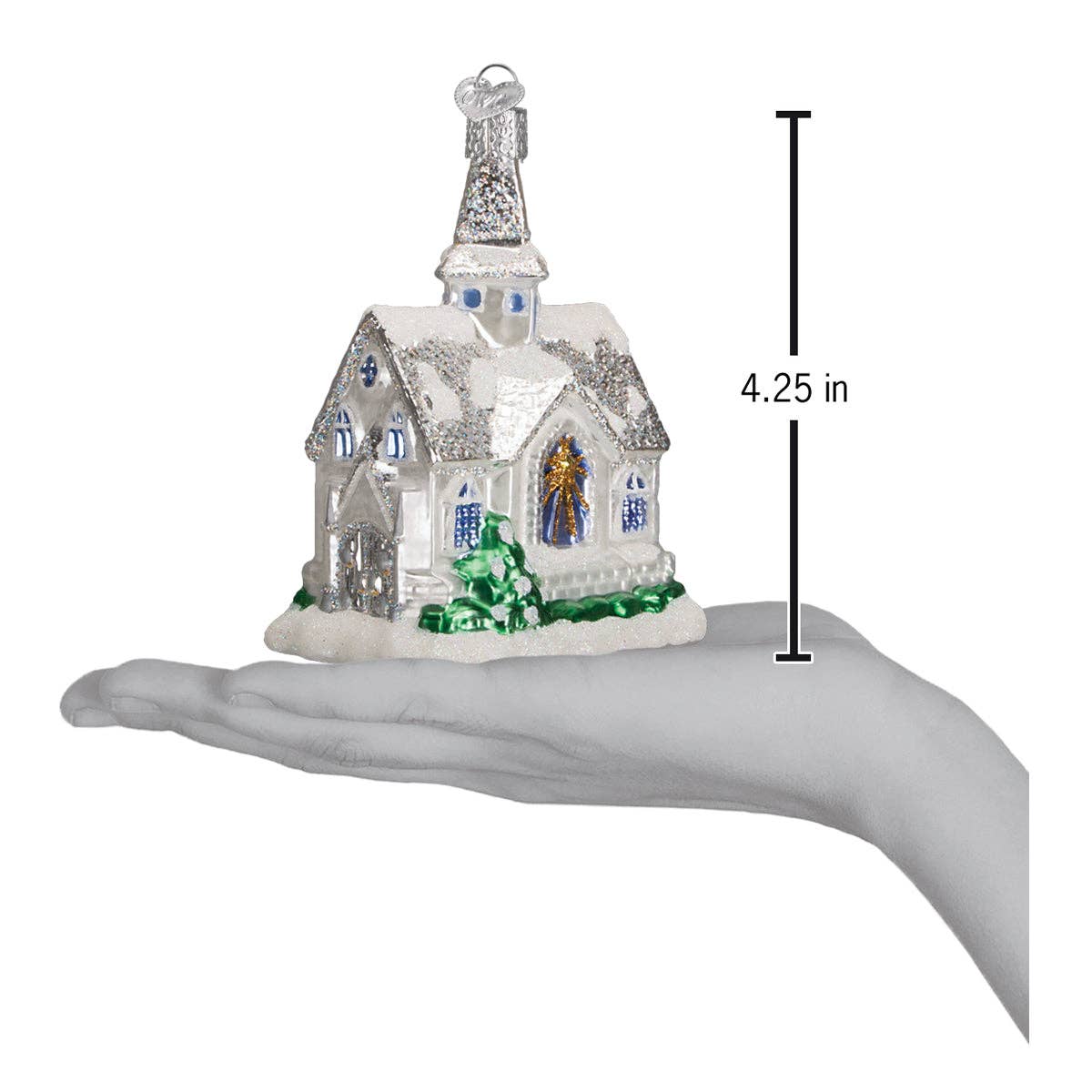 Sparkling Cathedral Ornament - Nifty Decor & More