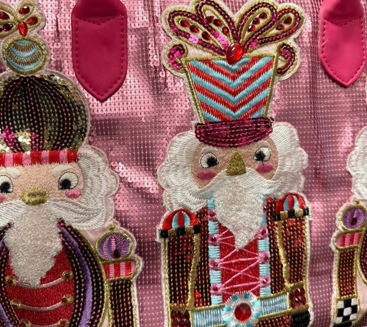 Sparkly Nutcracker Tote Bag - Nifty Decor & More