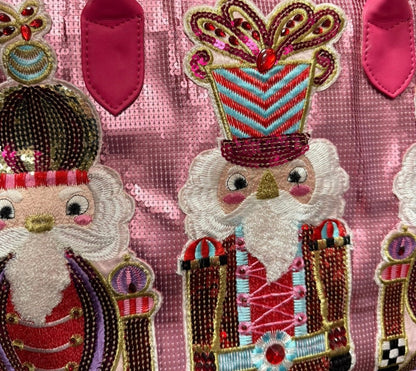 Sparkly Nutcracker Tote Bag - Nifty Decor & More