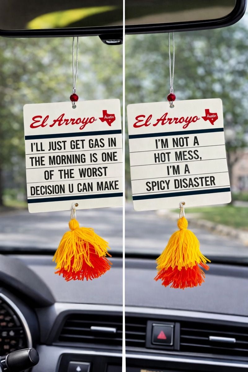 Spicy Disaster - Marquee Car Freshener (2 Pack) - Nifty Decor & More