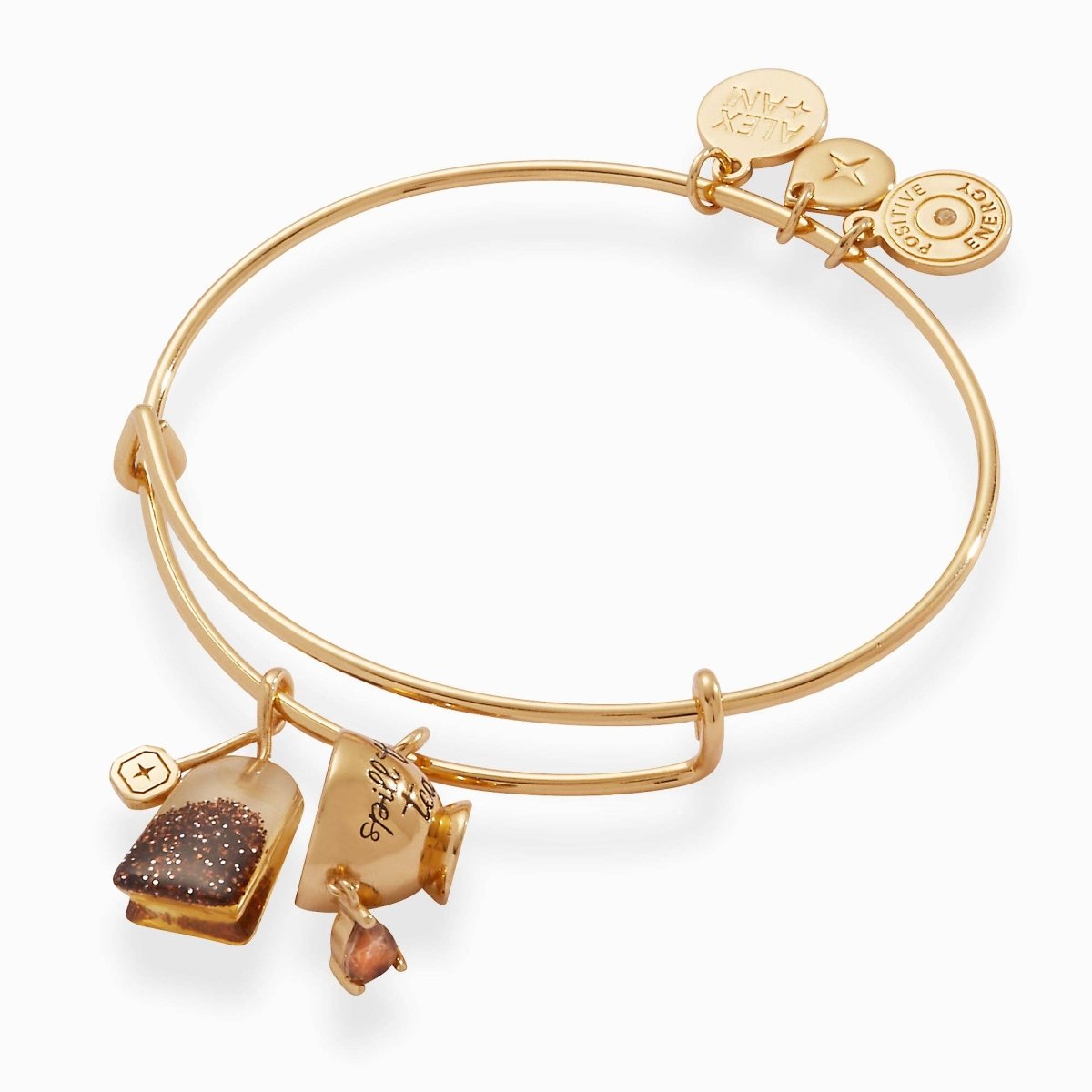 'Spill the Tea' Cup & Tea Bag Charm Bangle - Nifty Decor & More