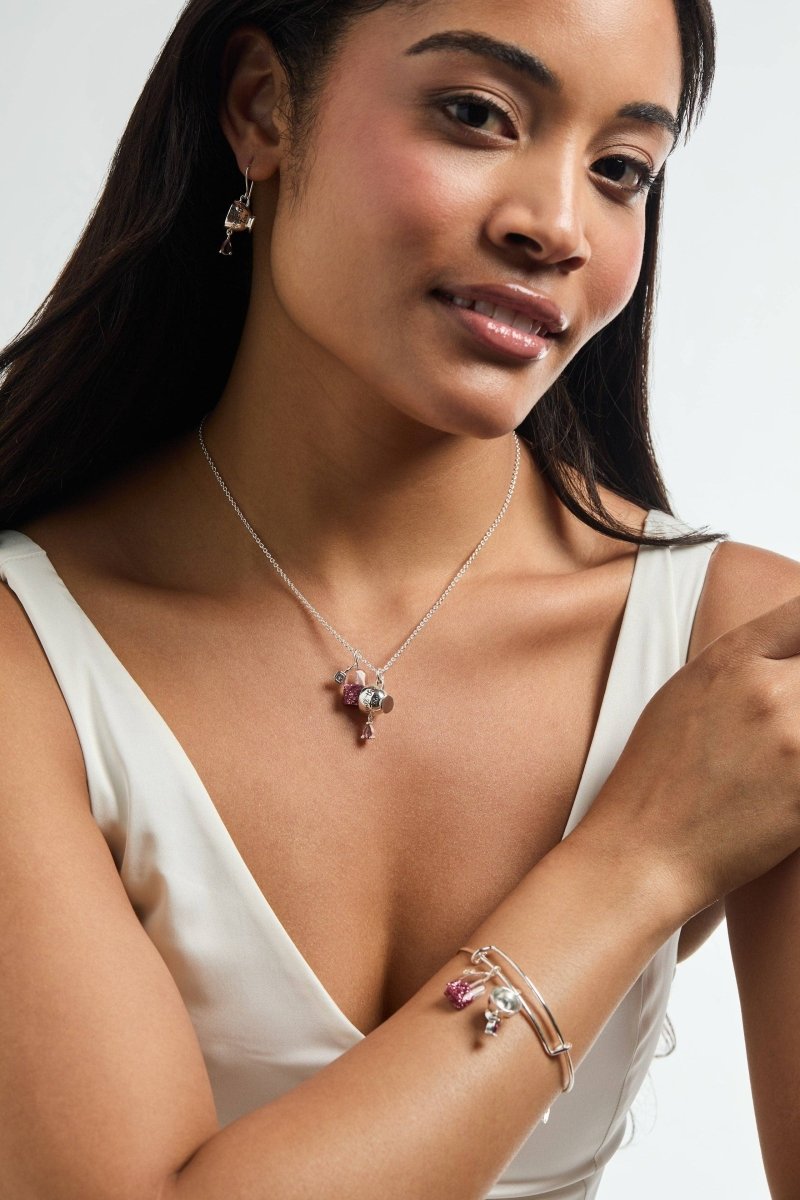 'Spill the Tea' Cup & Tea Bag Charm Bangle - Nifty Decor & More