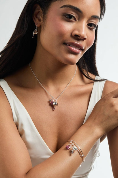 'Spill the Tea' Cup & Tea Bag Charm Bangle - Nifty Decor & More
