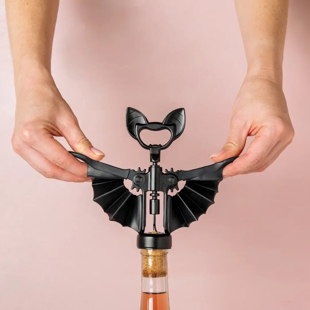 Spooky Bat Vino Wine & Beer Opener - Halloween Gifts - Nifty Decor & More