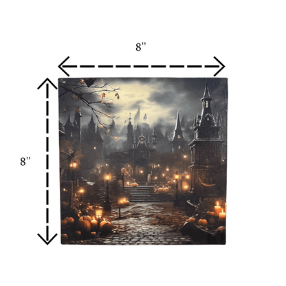 Spooky Candlelit Alley Unframed Canvas - Nifty Decor & More