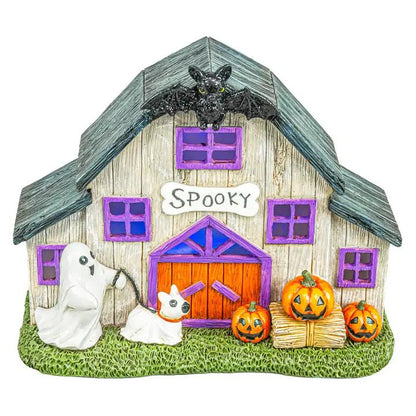Spooky Halloween Haunted Barn with Led - Nifty Decor & More
