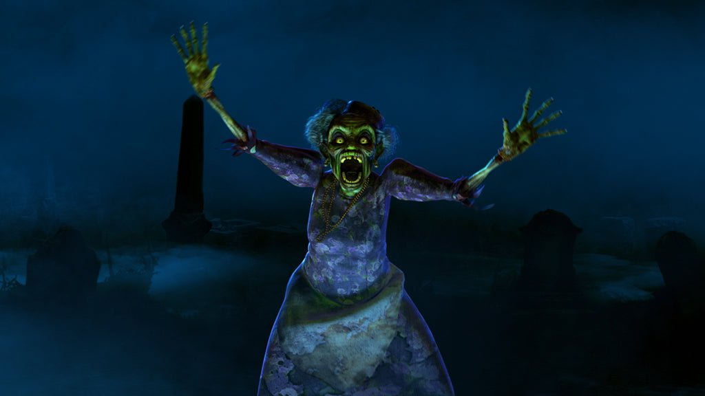 Spooky Zombie Scares Scene