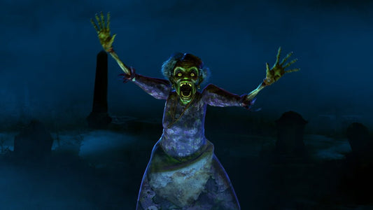 Spooky Zombie Scares Scene