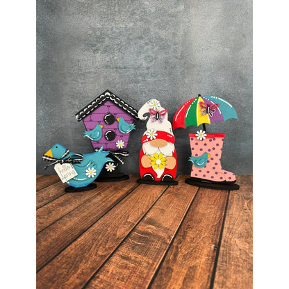 Spring Shelf Sitter - SET 4 PC Spring Shelf Sitter