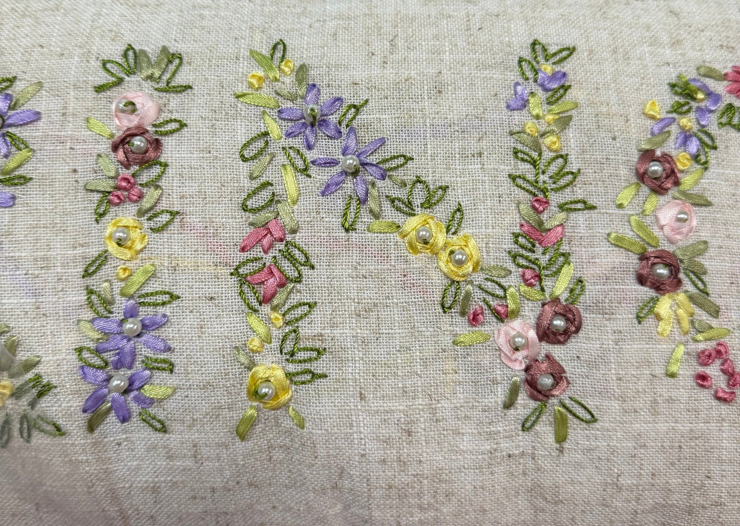 Spring Throw Pillow with Floral Letters, Decorative Accent Pillow for Home Decor, Perfect Seasonal Gift - Nifty Decor & More