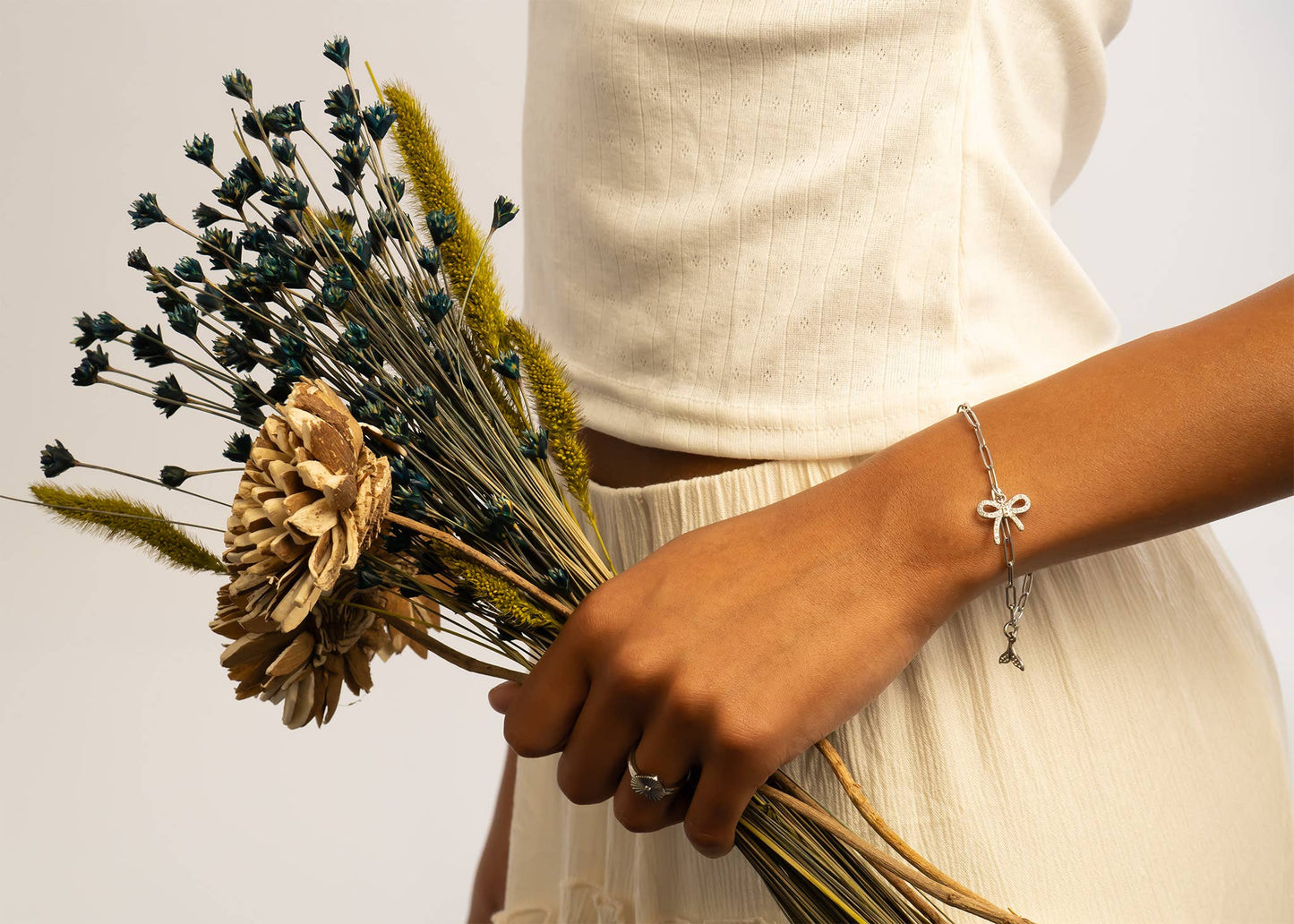 Stainless Steel Paperclip Chain Bracelet